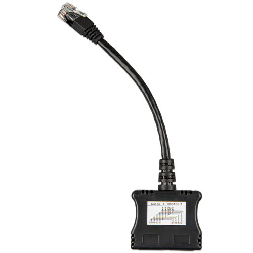 RJ45-splitter 1xRJ45 male/15cm cable/2xRJ45 female