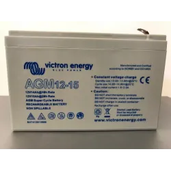 12V/15Ah  AGM Super Cycle Batt. (Faston 6.3x0.8mm) 12V/15Ah  AGM Super Cycle Batt. (Faston 6.3x0.8mm)