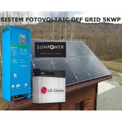 Sistem Fotovoltaic Off Grid 5kWp SunPower MaxEon 3 Sistem Fotovoltaic Off Grid 5kWp SunPower MaxEon 3