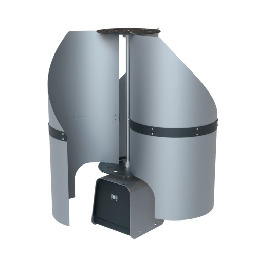 Turbina Verticala V7 + Lame de vant scazut Turbina Verticala V7 + Lame de vant scazut